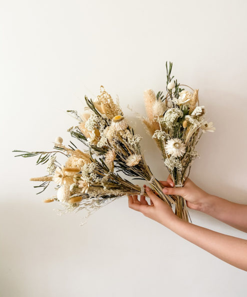 Dried Bouquets, Stems + Vases